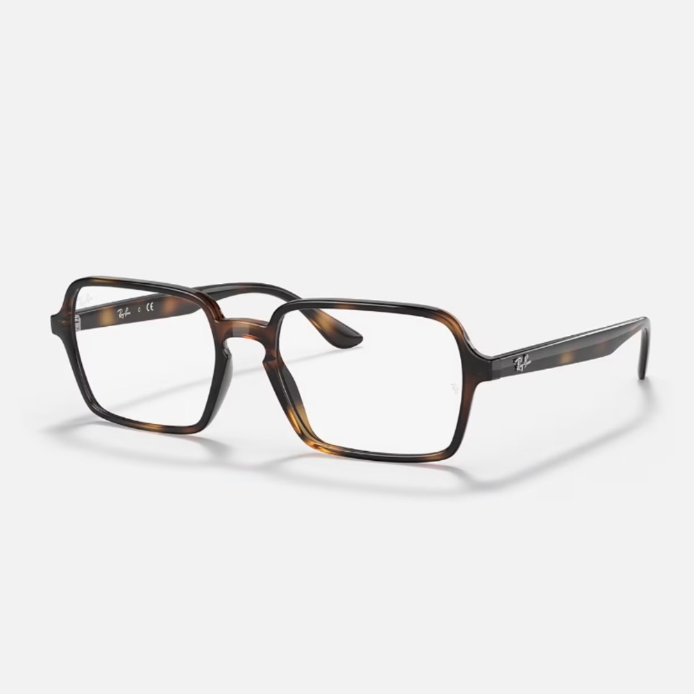 NWOT Ray Ban Rectangle Havana Blue Light Glasses